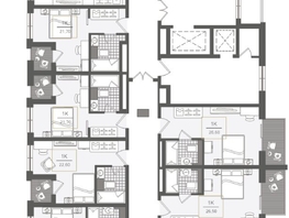 Продается 3-комнатная квартира ЖК Нескучный сад, корпус 2, 72.2 м², 86955360 рублей