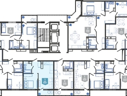 Продается 1-комнатная квартира ЖК Облака-3, дом 1, 36.6  м², 7643910 рублей