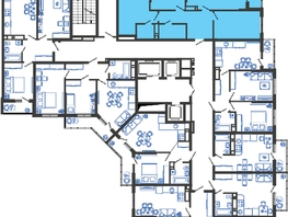 Продается 3-комнатная квартира ЖК Облака-3, дом 1, 79.6  м², 13189720 рублей