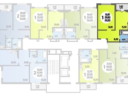 Продается 1-комнатная квартира ЖК Парк у дома, литера 7.1, 41.5  м², 6769999 рублей