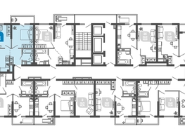 Продается 2-комнатная квартира ЖК Облака-2, блок секция 1-3, 49.4  м², 10062780 рублей