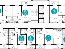 Продается 1-комнатная квартира ЖК Лестория, дом 1, 37.8  м&sup2;, 17772133 рублей