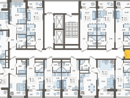 Продается 2-комнатная квартира ЖК Кислород, корпус 2, 50.68  м², 18427248 рублей