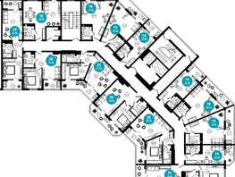 Продается 1-комнатная квартира АО Нескучный сад, корпус 1, 22.2  м², 26140500 рублей