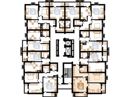 Продается 2-комнатная квартира ЖК Южане, 4 очередь литера 3, 63.7  м², 9580480 рублей