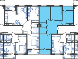 Продается 3-комнатная квартира ЖК Облака-3, дом 1, 68.5  м², 10843550 рублей