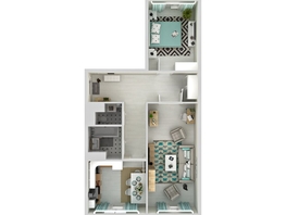 Продается 2-комнатная квартира ЖК Дом у озера, 65.3 м², 9128391 рублей