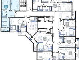 Продается 2-комнатная квартира ЖК Облака-3, дом 1, 55.9  м², 10425350 рублей