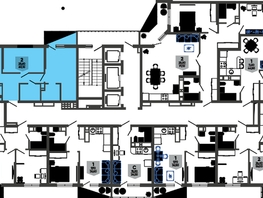 Продается 2-комнатная квартира ЖК Облака-3, дом 1, 60.1  м², 10361240 рублей