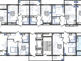 Продается 1-комнатная квартира ЖК Облака-3, дом 1, 31.4  м², 6923700 рублей