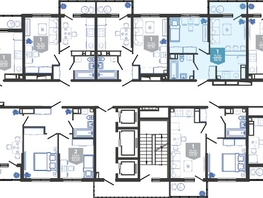 Продается 1-комнатная квартира ЖК Облака-3, дом 1, 36.1  м², 7470895 рублей