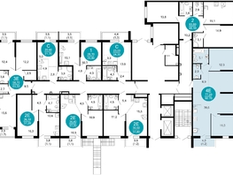 Продается 2-комнатная квартира ЖК Лестория, дом 5, 80.7  м², 27720450 рублей