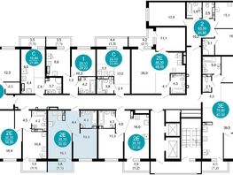 Продается 1-комнатная квартира ЖК Лестория, дом 5, 36.8  м², 13840480 рублей