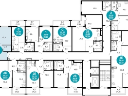 Продается 2-комнатная квартира ЖК Лестория, дом 5, 61.4  м&sup2;, 22809339 рублей