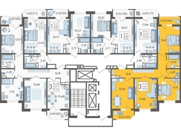 Продается 3-комнатная квартира ЖК Ural (Урал), 78.75  м², 8804250 рублей