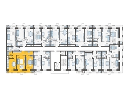 Продается 2-комнатная квартира ЖК Небо, литера 6, 66.7  м², 9524760 рублей