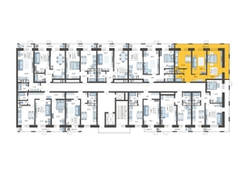 Продается 2-комнатная квартира ЖК Небо, литера 4, 64.5  м², 9055800 рублей