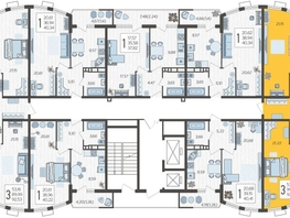 Продается 3-комнатная квартира ЖК Режиссёр, литера 4, 92.57  м², 12867230 рублей