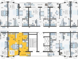 Продается 1-комнатная квартира ЖК Режиссёр, литера 4, 40.21  м², 7575564 рублей