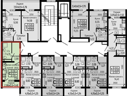 Продается Студия ЖК Botanica Hills (Ботаника Хилс), лит 1, 17.19  м², 6229000 рублей