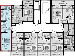 Продается 1-комнатная квартира ЖК Botanica Hills (Ботаника Хилс), лит 1, 31.61  м², 8515000 рублей