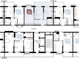 Продается 2-комнатная квартира ЖК Отражение, 2 очередь литера 4, 56.9  м², 7288540 рублей