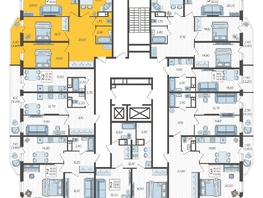 Продается 3-комнатная квартира ЖК Зеленодар, литера 6, 89.5  м², 10203000 рублей