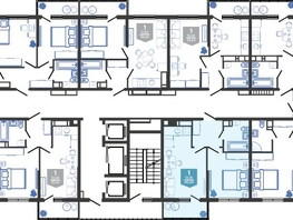 Продается 1-комнатная квартира ЖК Облака-3, дом 1, 40.4  м², 7766900 рублей