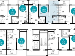 Продается 1-комнатная квартира ЖК Лестория, дом 6, 29.3  м², 13135190 рублей