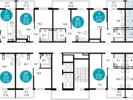 Продается 2-комнатная квартира ЖК Лестория, дом 4, 41.9  м², 19487690 рублей