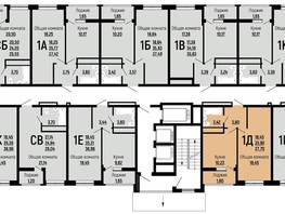 Продается 1-комнатная квартира ЖК Славянка, литера 10, 37.7  м², 5165000 рублей