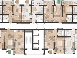 Продается 1-комнатная квартира ЖК Мята, 48.2  м², 6796200 рублей