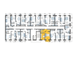 Продается 1-комнатная квартира ЖК Небо, литера 4, 42.1  м², 6917030 рублей