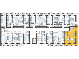 Продается 2-комнатная квартира ЖК Небо, литера 7, 55.2  м², 8373840 рублей