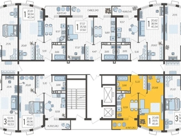 Продается 1-комнатная квартира ЖК Режиссёр, литера 4, 40.41 м², 7568793 рублей