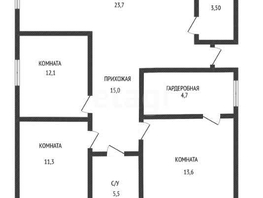 Продается Дом Абрикосовая ул, 91  м², участок 4.4 сот., 7050000 рублей