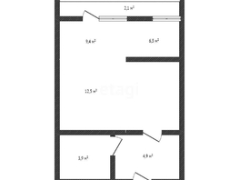 Продается 1-комнатная квартира Адмиралтейский б-р, 37.3  м², 4199000 рублей