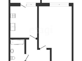 Продается 1-комнатная квартира Черкасская ул, 34  м², 4300000 рублей