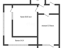 Продается 1-комнатная квартира ЖК Ural (Урал), 48.24  м², 7900000 рублей