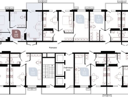 Продается 2-комнатная квартира ЖК Отражение, 1 очередь литера 1, 57.65  м², 7661685 рублей