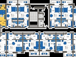 Продается 1-комнатная квартира ЖК Летний, корпус 5, 39.6  м², 12569040 рублей