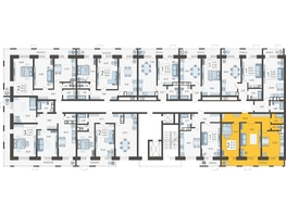 Продается 2-комнатная квартира ЖК Небо, литера 3, 66.7  м², 9644820 рублей