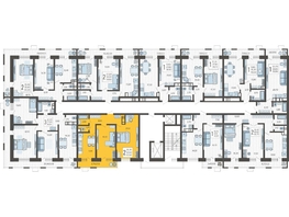 Продается 2-комнатная квартира ЖК Небо, литера 5, 62.6  м², 9390000 рублей