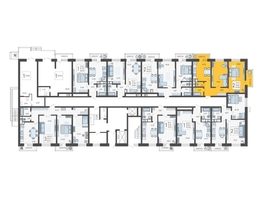 Продается 2-комнатная квартира ЖК Небо, литера 6, 60.8  м², 8335680 рублей