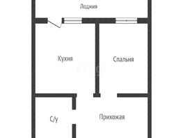 Продается 1-комнатная квартира Московская ул, 38.7  м², 5900000 рублей