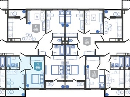 Продается 1-комнатная квартира ЖК Облака-3, дом 1, 32.3 м², 7267500 рублей