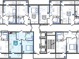 Продается 1-комнатная квартира ЖК Облака-3, дом 1, 43.1 м², 7967035 рублей
