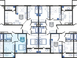 Продается 1-комнатная квартира ЖК Облака-3, дом 1, 32.3  м², 7251350 рублей