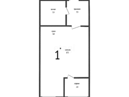 Продается Студия Адмиралтейский б-р, 27.8  м², 3510000 рублей