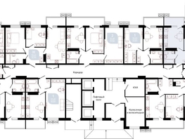 Продается 2-комнатная квартира ЖК Отражение, 2 очередь литера 4, 54.7  м², 7346210 рублей